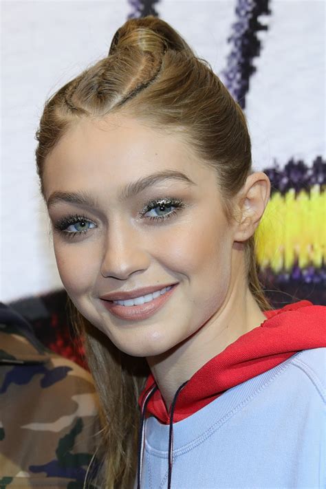 gigi hadid ponytail.